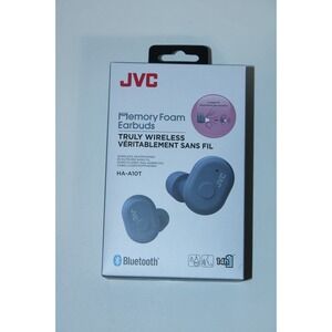 JVC HA-A10T Blue Truly Wireless Memory Foam Earbuds Brand New in Box